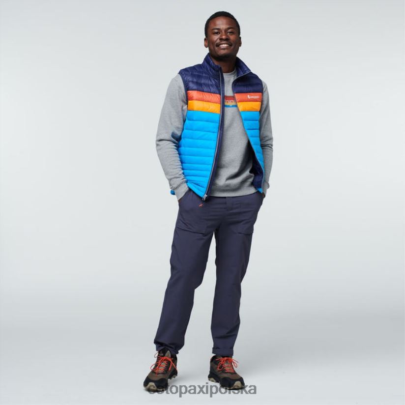 Cotopaxi Męska kamizelka puchowa cotopaxi fuego pochodzenia morskiego-słona woda BDNZ80510 morsko-słona woda