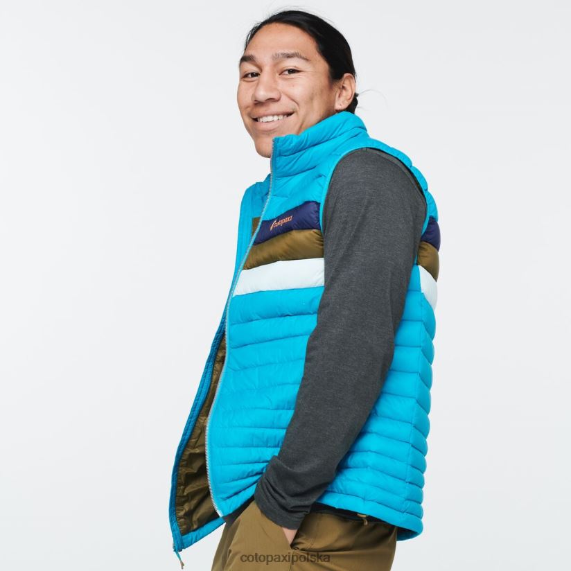 Cotopaxi Mineralna niebieska kamizelka fuego puchowa męska cotopaxi fashion BDNZ80803 mineralny błękit