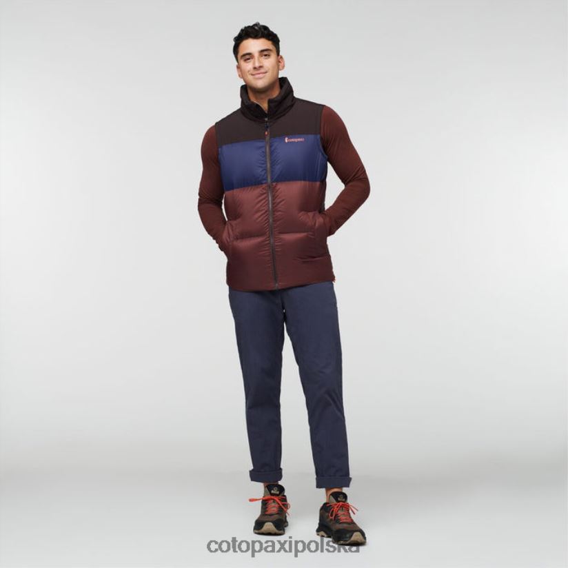 Cotopaxi Oryginalna kamizelka puchowa męska cotopaxi solazo z kasztanowca BDNZ80513 kasztan jaskiniowy