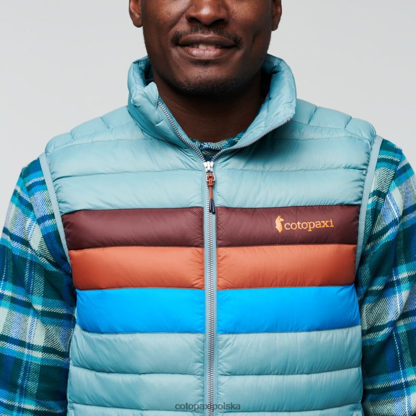 Cotopaxi Oryginalna kamizelka puchowa męska fuego w paski bluegrass cotopaxi BDNZ80799 bluegrassowe paski