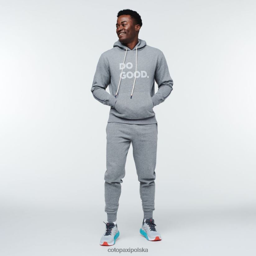 Cotopaxi Męska bluza z kapturem w kolorze szarego melanżu, cotopaxi BDNZ80814 wrzosowy szary