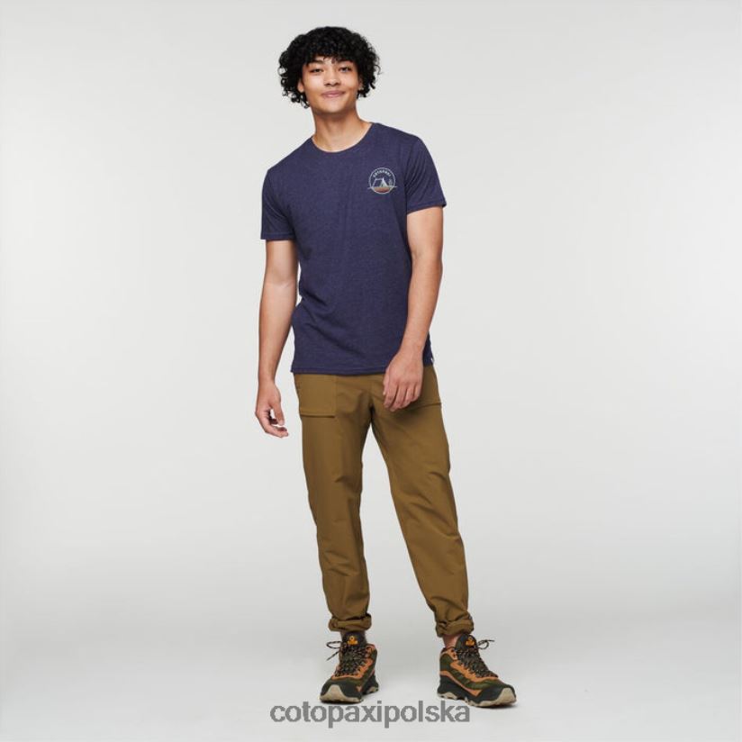 Cotopaxi Organiczna koszulka męska z morskim cotopaxi fashion camp life BDNZ80319 morski