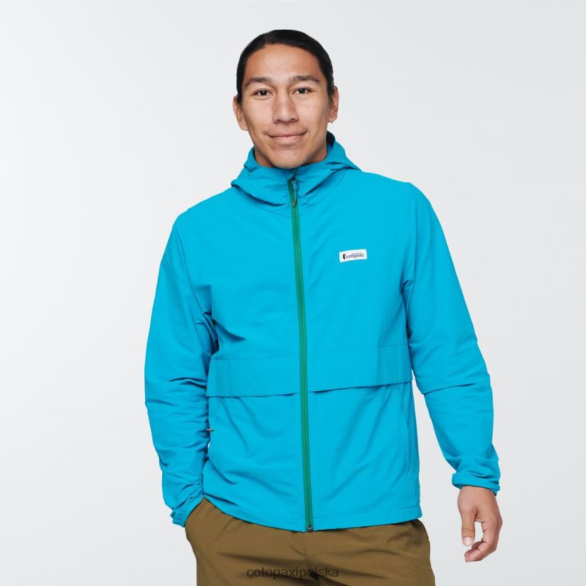 Cotopaxi Kolekcja cotopaxi męska kurtka podróżna Viento w kolorze mineralnego błękitu BDNZ80772 mineralny błękit