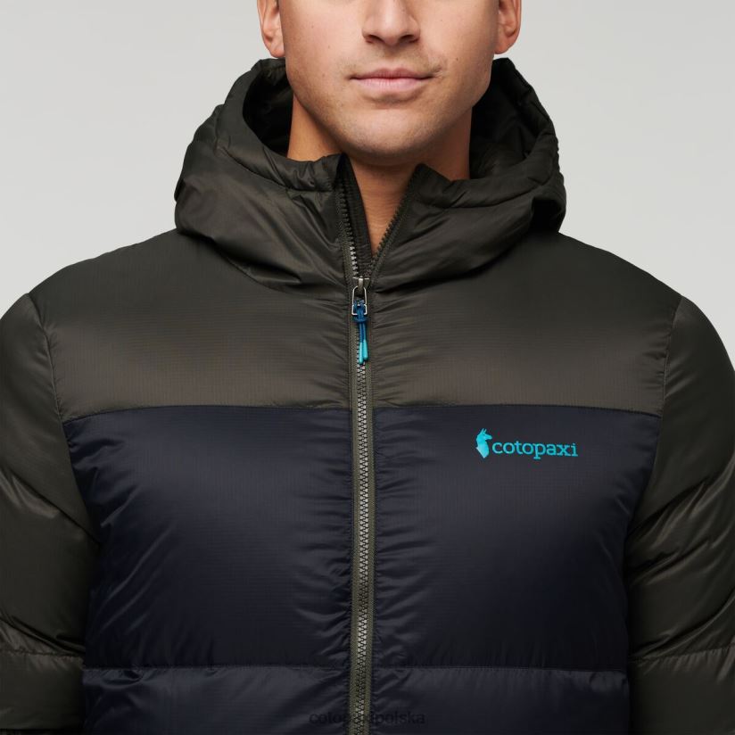 Cotopaxi Solazo puchowa kurtka z kapturem męska cotopaxi marki iron-black BDNZ80764 żelazo-czarny