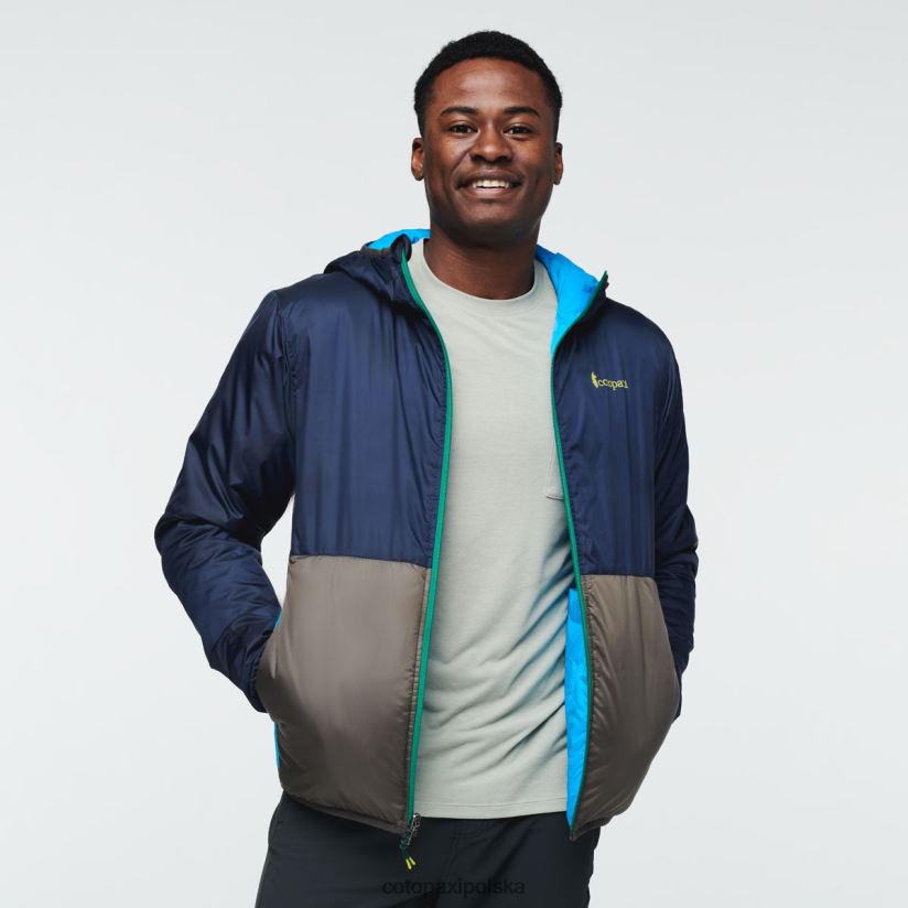 Cotopaxi cotopaxi teca cã¡lido męska kurtka z kapturem, pochodząca z tonu lub pływania BDNZ80774 tonąć lub pływać