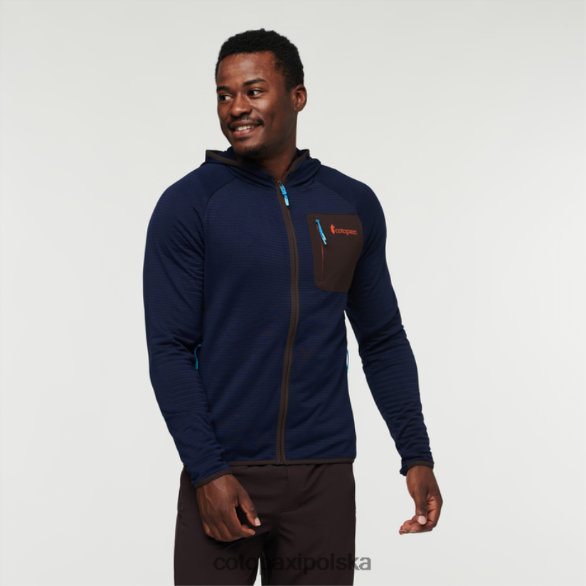 Cotopaxi Cotopaxi Otero Polarowa kurtka męska z kapturem i zamkiem błyskawicznym, kolekcja morska BDNZ80485 morski