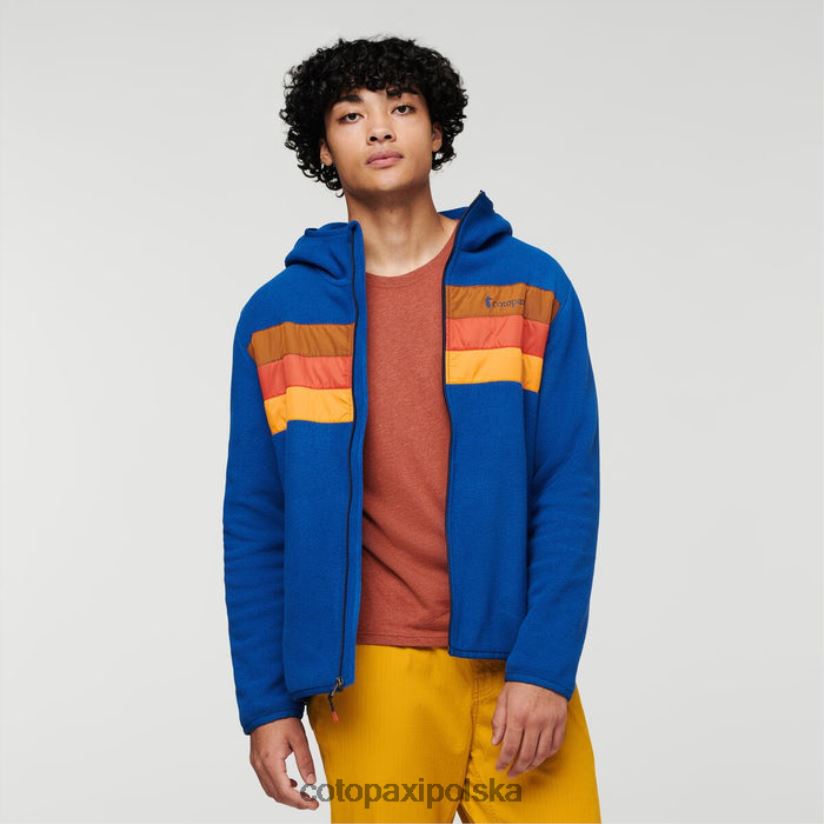 Cotopaxi Męska kurtka polarowa z kapturem i zamkiem na całej długości marki Teca Gulf Shores Cotopaxi BDNZ80456 brzegi zatoki