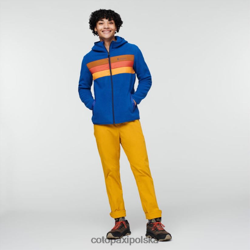 Cotopaxi Męska kurtka polarowa z kapturem i zamkiem na całej długości marki Teca Gulf Shores Cotopaxi BDNZ80456 brzegi zatoki