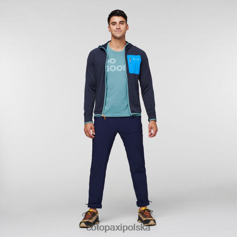 Cotopaxi Męska kurtka z kapturem i zamkiem na całej długości, cotopaxi fashion grafitowa Otero BDNZ80484 grafit