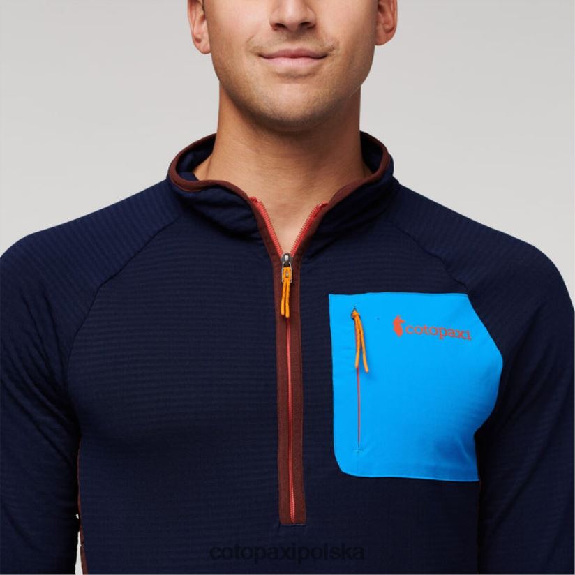 Cotopaxi Męski sweter z polaru morskiego cotopaxi pochodzenia Otero, zapinany na zamek do połowy BDNZ80487 morski