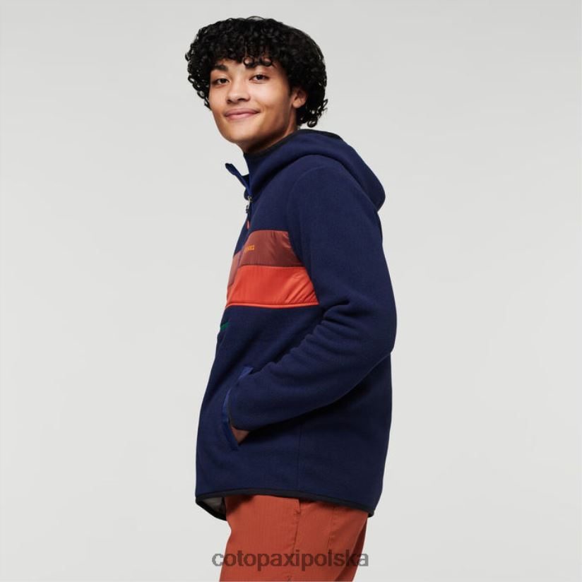 Cotopaxi cotopaxi best be jammin teca, polarowa kurtka z kapturem i zamkiem błyskawicznym, pochodząca z recyklingu, męska BDNZ80460 byłem jamminem