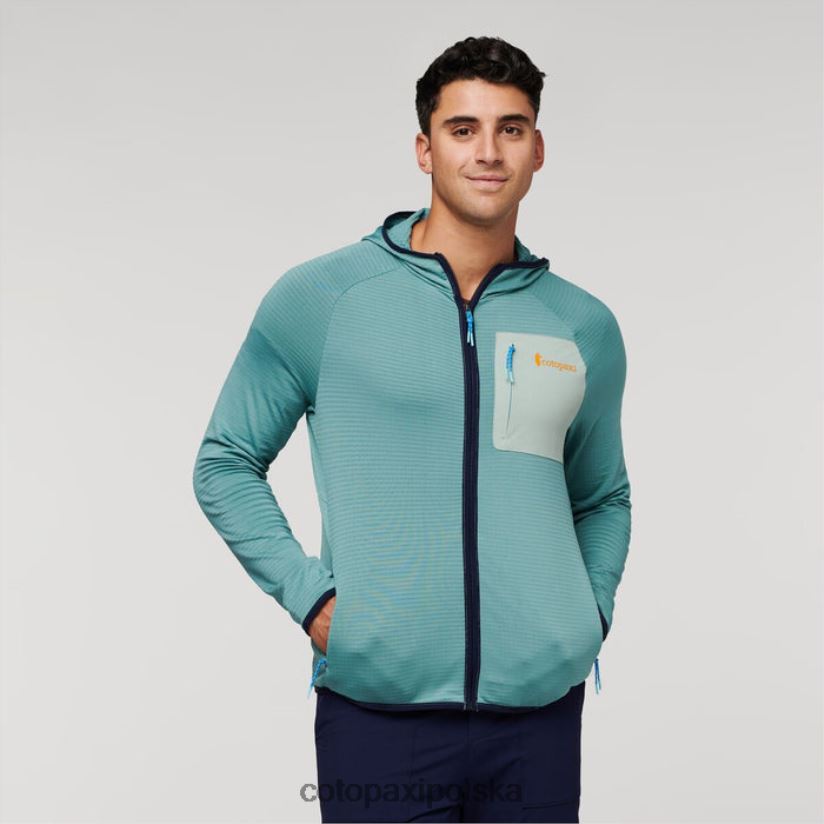 Cotopaxi cotopaxi new otoro polarowa kurtka męska z kapturem i zamkiem błyskawicznym, bluegrass BDNZ80483 bluegrass