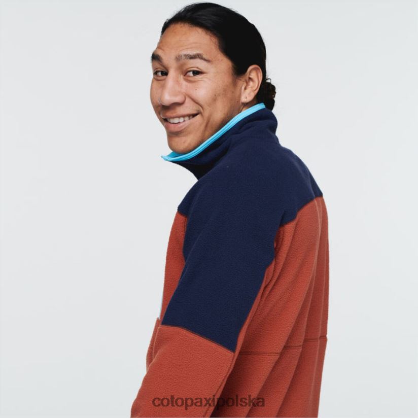 Cotopaxi oryginalna męska kurtka polarowa abrazo z zamkiem do połowy, cotopaxi sea-spice BDNZ80469 przyprawa morska
