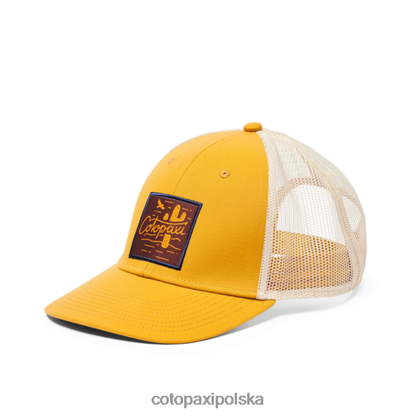 Cotopaxi hello cactus trucker hat cotopaxi hot amber BDNZ80668 bursztyn