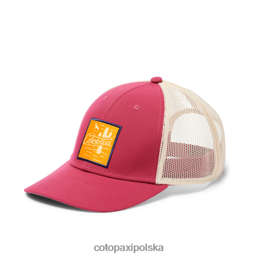 Cotopaxi hello kaktusowa czapka typu trucker cotopaxi malinowa, oryginalna BDNZ80667 malina